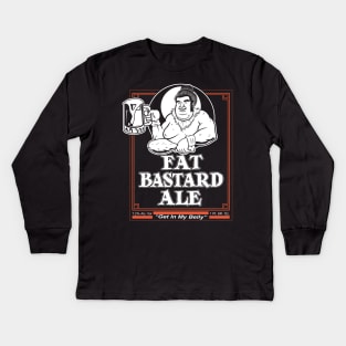 Fat Bastard Ale Kids Long Sleeve T-Shirt